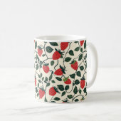Mug Motif de vigne fraise (Devant droit)