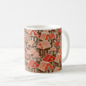 Mug Motif de ville sans faille dans (Devant droit)