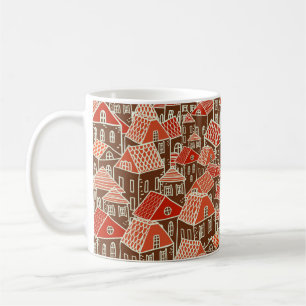 Mug Motif de ville sans faille dans