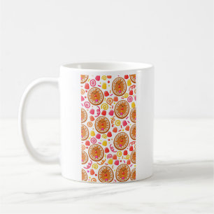 Mug Motif de visages de pain d'épice Kawaii