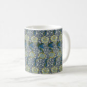 Mug Motif de William Morris Kennet (bleu) (Devant droit)