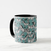 Mug Motif de zèbre (Devant gauche)