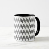 Mug Motif de zigzag géométrique (Devant droit)