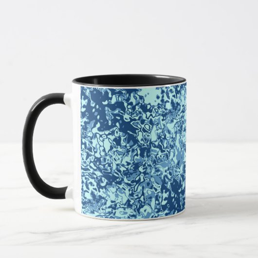 Mug Motif d'eau no 1 Black BG (Gauche)