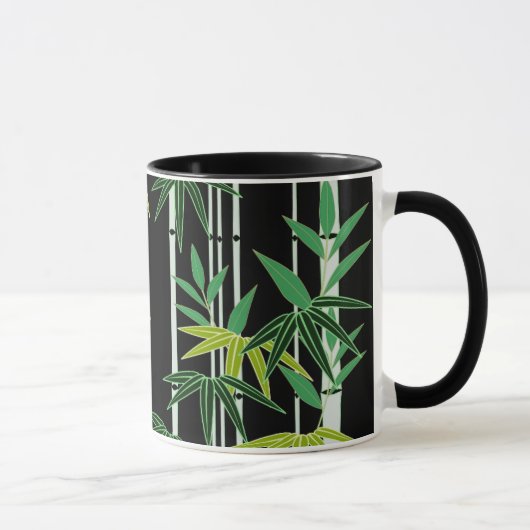 Mug Motif décoratif en bambou (Droite)