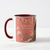 Mug Motif décoratif floral arabe romantique. (Gauche)