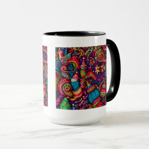 Mug Motif décorative de Noël, 15 oz