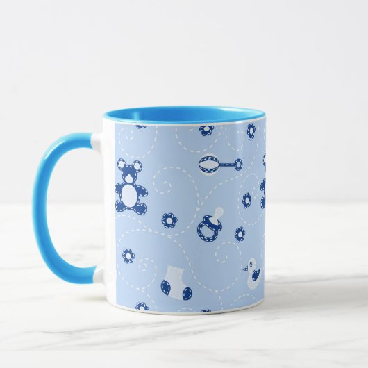 Mug Motif d'édredon de bébé (Gauche)