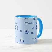 Mug Motif d'édredon de bébé (Devant droit)