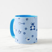 Mug Motif d'édredon de bébé (Devant gauche)