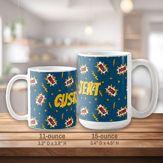 Mug Motif d'effet sonore de bande dessinée