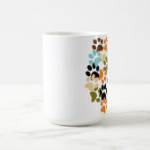 Mug Motif d'empreinte de patte de chien (Centre)