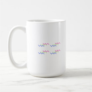 Mug Motif d'énergie en zigzag vibrant