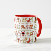 Mug Motif d'enfant et d'animaux (Devant droit)