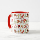 Mug Motif d'enfant et d'animaux (Devant gauche)