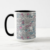 Mug Motif dentaire de bande dessinée (Gauche)