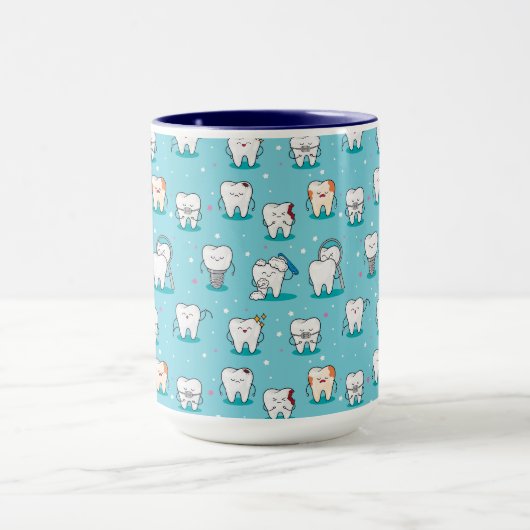 Mug Motif dentaire mignon (Centre)
