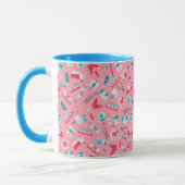Mug Motif dentaire rose (Gauche)
