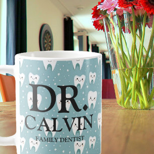 Mug Motif Dentiste pour dents vert mignon