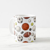 Mug Motif d'équipements sportifs (Devant gauche)