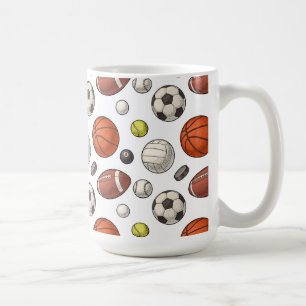 Mug Motif d'équipements sportifs