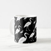 Mug Motif des aigrettes blancs (Devant gauche)