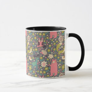 Mug Motif des animaux de la forêt