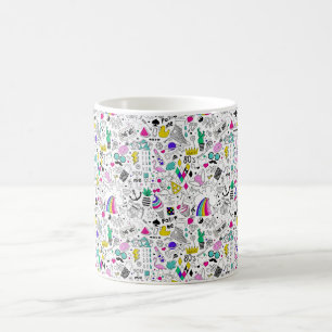 Mug Motif des années 80 de couleur mignonne
