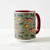 Mug Motif des aventures du camp d'entraînement (Devant droit)