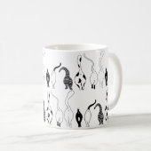 Mug Motif des boutons de chat (Devant droit)