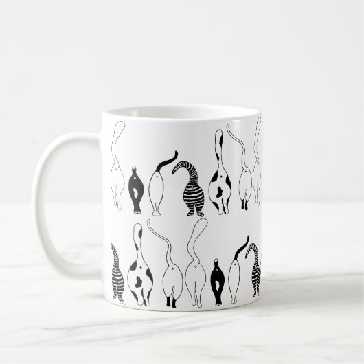 Mug Motif des boutons de chat (Gauche)