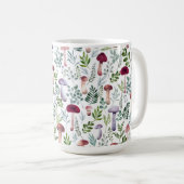 Mug Motif des champignons d'aquarelle douillette (Devant droit)