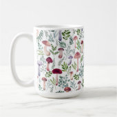 Mug Motif des champignons d'aquarelle douillette (Gauche)