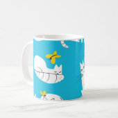 Mug Motif des chats et papillons (Devant gauche)