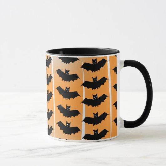 Mug Motif des chauves-souris d'Halloween (Droite)