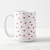 Mug Motif des Coeurs de la belle Red Valentines (Gauche)