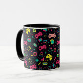 Mug Motif des contrôleurs de jeu vidéo (Devant gauche)