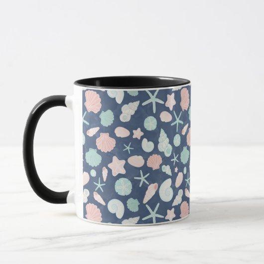Mug motif des coquillages (Gauche)
