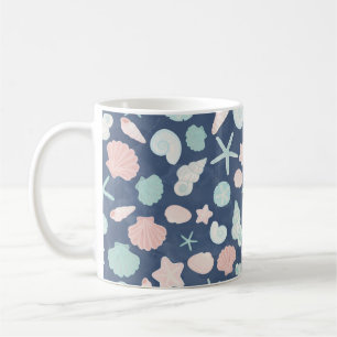 Mug motif des coquillages