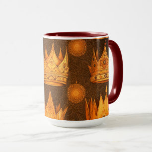 Mug Motif des Couronnes d'or