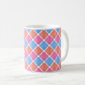 Mug Motif des diamants de la Patchwork (Devant droit)