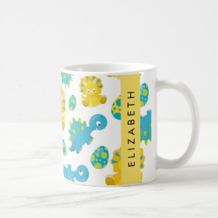 Mug Motif Des Dinosaures, Dinosaures Mignons, Votre No