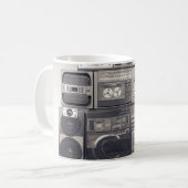 Mug Motif des enregistreurs de cassettes des années 80 (Devant gauche)