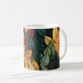 Mug Motif des feuilles d'automne colorées (Devant droit)