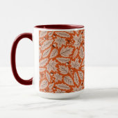 Mug Motif des feuilles d'automne et des araignées oran (Gauche)