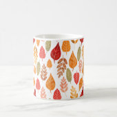 Mug Motif des feuilles d'automne peintes (Centre)