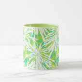 Mug Motif des Feuilles de Palm Tropical (Centre)