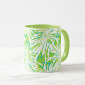 Mug Motif des Feuilles de Palm Tropical (Devant droit)