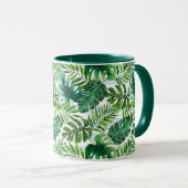 Mug Motif des Feuilles tropicaux (Devant droit)