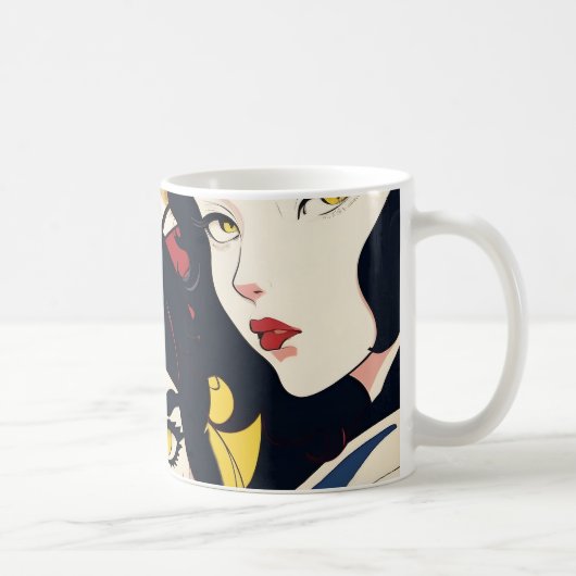 Mug Motif des filles de chats Anime (Droite)